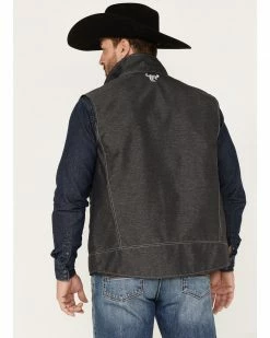 Cowboy Hardware Men's Logo Embroidered Woodsman Tech Vest Black 9 Cowboy Hardware Men's Logo Embroidered Woodsman Tech Vest Black -Cowboy Hardware Shop 2000378809 001 P4