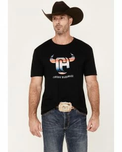 Cowboy Hardware Shop 11 Cowboy Hardware Men's Serape Western T-Shirt Black