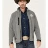 Cowboy Hardware Men's Fuerte Mexico Flag Softshell Jacket Dark Grey -Cowboy Hardware Shop 2000378836 021 P1