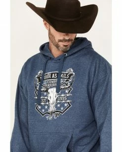 Cowboy Hardware Men's Tough As Nails Skull Graphic Hooded Sweatshirt -Cowboy Hardware Shop 2000378838 400 P3
