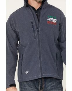 Cowboy Hardware Men's Viva Mexico Softshell Jacket Blue 8 Cowboy Hardware Men's Viva Mexico Softshell Jacket Blue -Cowboy Hardware Shop 2000378845 400 P3