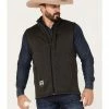 Cowboy Hardware Men's Shield Speckle Fleece Vest  Charcoal -Cowboy Hardware Shop 2000378849 022 P1
